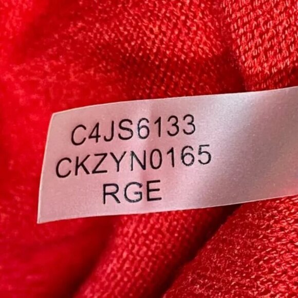 Calvin Klein Women's Sweater Vest Medium Red Tight Knit Rayon Career Top GUC - Picture 4 of 6